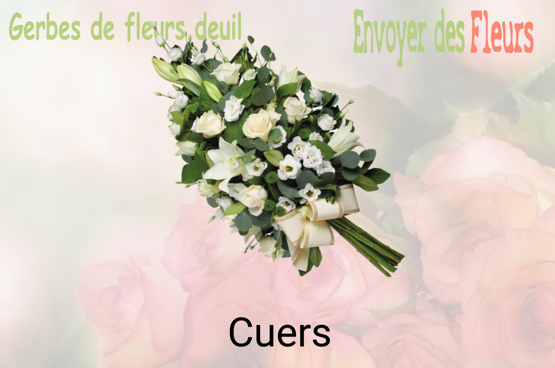 Gerbe de fleurs de deuil livrée à Cuers